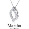 imageMartha Stewart 4 Carat Lab Grown Diamond Circle Necklace In 14 Karat Gold Lab Grown Diamond Necklace For Womenwhitegold