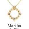 imageMartha Stewart 4 Carat Lab Grown Diamond Circle Necklace In 14 Karat Gold Lab Grown Diamond Necklace For Womenyellowgold