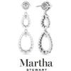 imageMartha Stewart 4 Carat Lab Grown Diamond Drop Earrings In 14 Karat Gold Lab Grown Diamond Earringswhitegold