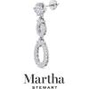 imageMartha Stewart 4 Carat Lab Grown Diamond Drop Earrings In 14 Karat Gold Lab Grown Diamond Earringswhitegold