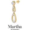imageMartha Stewart 4 Carat Lab Grown Diamond Drop Earrings In 14 Karat Gold Lab Grown Diamond Earringsyellowgold