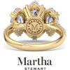 imageMartha Stewart 5 12 Carat Lab Grown Diamond Ring Three Stone Plus Diamond Engagement Ring in 14 Karat Goldyellowgold