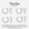 imageMartha Stewart 5 Carat Lab Grown Diamond Hoop Earrings Heart Shape 14K Gold Diamond Hoop Earrings for Womenyellowgold