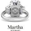 imageMartha Stewart 5 Carat Lab Grown Diamond Ring Three Stone Diamond Engagement Ring in 14 Karat Goldwhitegold