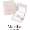 imageMartha Stewart 5 Carat Lab Grown Diamond Ring Three Stone Diamond Engagement Ring in 14 Karat Goldwhitegold