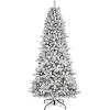 imageMartha Stewart Acadia Spruce Flocked Tree with 200 LED Lights 5 Feet Tall