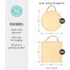 imageMartha Stewart Circle and Square Wood Plaque Set 10 pcs