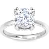 imageMartha Stewart Cushion Cut Lab Grown Diamond Solitaire Ring Diamond Engagement Ring in 14 Karat Goldwhitegold