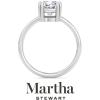 imageMartha Stewart Cushion Cut Lab Grown Diamond Solitaire Ring Diamond Engagement Ring in 14 Karat Goldwhitegold