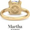 imageMartha Stewart Cushion Cut Lab Grown Diamond Solitaire Ring Diamond Engagement Ring in 14 Karat Goldyellowgold
