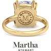 imageMartha Stewart Cushion Cut Lab Grown Diamond Solitaire Ring Diamond Engagement Ring in 14 Karat Goldyellowgold
