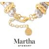 imageMartha Stewart Elegant Two Strand Gold and Pearl Necklace 18 Inches For Women
