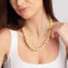 imageMartha Stewart Elegant Two Strand Gold and Pearl Necklace 18 Inches For Women