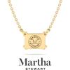 imageMartha Stewart Emerald Cut Lab Grown Diamond Solitaire Necklace in 14 Karat Gold Lab Grown Diamond Necklaceyellowgold