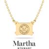 imageMartha Stewart Emerald Cut Lab Grown Diamond Solitaire Necklace in 14 Karat Gold Lab Grown Diamond Necklaceyellowgold