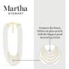 imageMartha Stewart Five Strand Pearl Necklace In Gold For Women