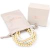 imageMartha Stewart Five Strand Pearl and Gold Ball Twisted Necklace In Gold For Women
