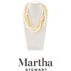 imageMartha Stewart Five Strand Pearl and Gold Ball Twisted Necklace In Gold For Women