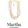 imageMartha Stewart Five Twisted Strand Pearl and Chain Necklace In Gold For Women