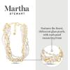 imageMartha Stewart Five Twisted Strand Pearl and Chain Necklace In Gold For Women