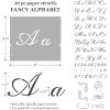 imageMartha Stewart Flora and Fauna Stencils Stamps and Tools Kit 13 pcClassic Alphabet
