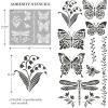 imageMartha Stewart Flora and Fauna Stencils Stamps and Tools Kit 13 pcFlora  Fauna