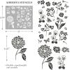 imageMartha Stewart Flora and Fauna Stencils Stamps and Tools Kit 13 pcFlora  Fauna