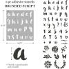 imageMartha Stewart Flora and Fauna Stencils Stamps and Tools Kit 13 pcModern Fonts