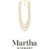 imageMartha Stewart Four Strand Pearl and Chain Necklace In Gold Long For Women