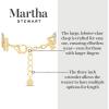 imageMartha Stewart Four Strand Pearl and Chain Necklace In Gold Long For Women