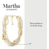imageMartha Stewart Four Twisted Strand Pearl and Chain Necklace In Gold For Women