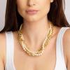 imageMartha Stewart Four Twisted Strand Pearl and Chain Necklace In Gold For Women