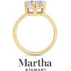 imageMartha Stewart Heart Shape Lab Grown Diamond Solitaire Ring Diamond Engagement Ring in 14 Karat Goldyellowgold