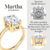 imageMartha Stewart Heart Shape Lab Grown Diamond Solitaire Ring Diamond Engagement Ring in 14 Karat Goldyellowgold