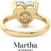 imageMartha Stewart Heart Shape Lab Grown Diamond Solitaire Ring Diamond Engagement Ring in 14 Karat Goldyellowgold