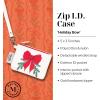 imageMartha Stewart ID Zipper Wallet with Wristlet for Women Cute Holiday Badge Holder for TeacherNurse Holiday Bow