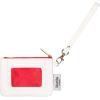 imageMartha Stewart ID Zipper Wallet with Wristlet for Women Cute Holiday Badge Holder for TeacherNurse Holiday Bow