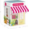 imageMartha Stewart Kids Farmers Market Play Tent  Large Indoor Playhouse for Pretend Play in Classroom or HomeCoffee Shop Play Tent