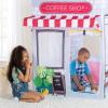 imageMartha Stewart Kids Farmers Market Play Tent  Large Indoor Playhouse for Pretend Play in Classroom or HomeCoffee Shop Play Tent