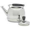 imageMartha Stewart Kingstree Large 2 Qt Heavy Gauge Stainless Steel Tea Kettle  Linen White ExteriorStainless Steel