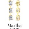 imageMartha Stewart Lab Grown Diamond Earrings Oval Shape Drop Style 14K Gold Fine Jewelry for Womenyellowgold