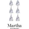 imageMartha Stewart Lab Grown Diamond Earrings Pear Shape Drop Style 14K Gold Fine Jewelry for Womenwhitegold