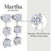 imageMartha Stewart Lab Grown Diamond Earrings Round Shape Drop Style 14K Gold Fine Jewelry for Womenyellowgold