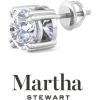 imageMartha Stewart Lab Grown Diamond Stud Earrings in 14 Karat Gold Lab Grown Diamond Earrings for Womenwhitegold