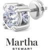 imageMartha Stewart Lab Grown Diamond Stud Earrings in 14 Karat Gold Lab Grown Diamond Earrings for Womenwhitegold