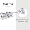 imageMartha Stewart Lab Grown Diamond Stud Earrings in 14 Karat Gold Lab Grown Diamond Earrings for Womenwhitegold
