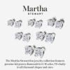 imageMartha Stewart Lab Grown Diamond Stud Earrings in 14 Karat Gold Lab Grown Diamond Earrings for Womenwhitegold
