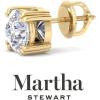imageMartha Stewart Lab Grown Diamond Stud Earrings in 14 Karat Gold Lab Grown Diamond Earrings for Womenyellowgold