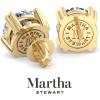 imageMartha Stewart Lab Grown Diamond Stud Earrings in 14 Karat Gold Lab Grown Diamond Earrings for Womenyellowgold