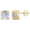 imageMartha Stewart Lab Grown Diamond Stud Earrings in 14 Karat Gold Lab Grown Diamond Earrings for Womenyellowgold